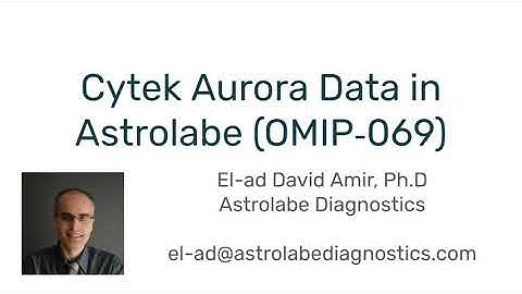 Cytek Aurora Data in Astrolabe (OMIP‐069)