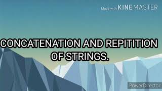 Python program for the Concatenation and Repetition of two Strings||G_PROGRAMMING