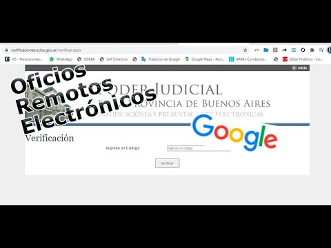 ??? Oficio Remoto Electrónico (ORE) - Medida Cautelar - Código Verificar y QR - WEB Verificar SCBA