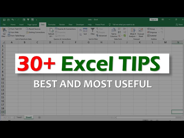 ✅ Top 30 Excel Tips and Tricks in Just 30 Minutes class=