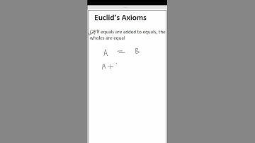 Euclid’s Axioms Part - 2 | CLASS 9 | 9th . #exam #basicmath #education #mathematics.