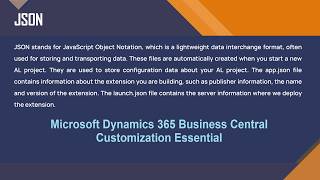 10. JSON Configuration Files in Microsoft Dynamics 365 Business Central | AL Development