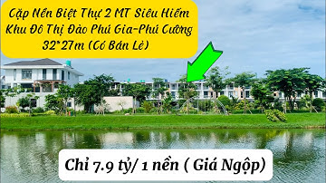 🌈 Cặp Nền Biệt Thự Tự Xây-KDT Phú Cường Rạch Giá-View Hồ Siêu Đẹp-Ngay Trung Tâm-Cực Hiếm