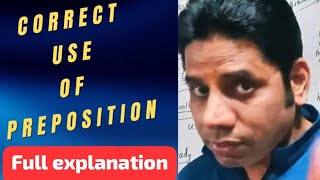 Correct use of preposition with example// Find preposition related error@jagritiomclasses 