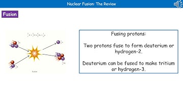 OCR Gateway A (9-1) P6.2.3 - Nuclear Fusion
