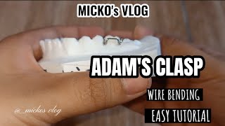 Adam's Clasp Wire Bending Tutorial | Orthodontics 1 Net Worth