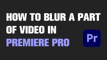 How to Blur a Part of Video in Premiere Pro | Quick Tutorial