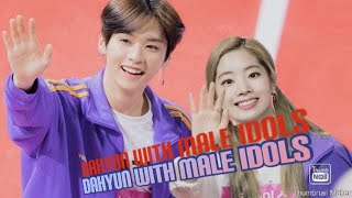 Dahyun with male idols