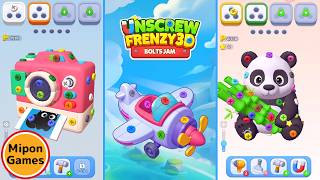 Unscrew Frenzy 3D ネジ3Dパズル screenshot 4