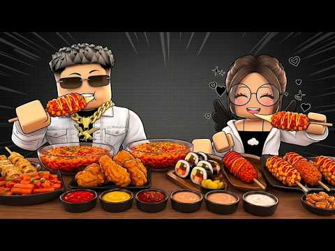 The Most Expensive MUKBANG DATE With My GIRLFRIEND In Roblox... * I'M BROKE *