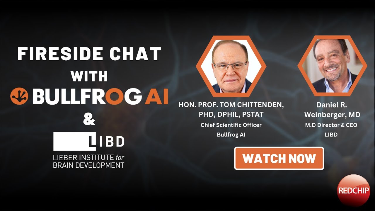 Bullfrog AI Fireside Chat with Lieber Institute of Brain Development (LIBD)