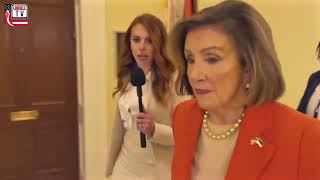 Nancy Pelosi shuts down fake My Pillow reporter
