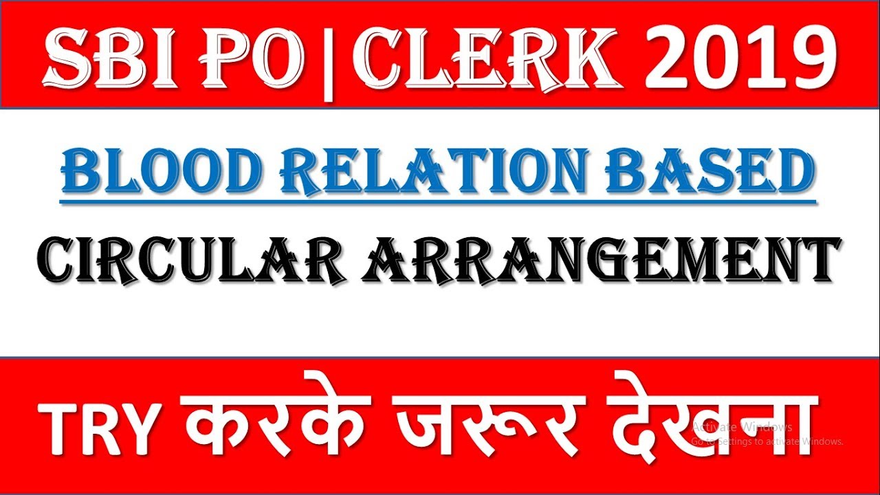 High Level Puzzle || Blood Relation Based Circular Arrangement For SBI PO/CLERK 2019