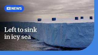 Shipping containers left to sink in Antarctica | ABC NEWS