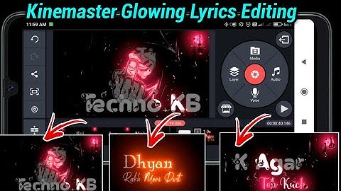 Trending Viral Glowing+ Rain Drop Lyrics video Editing|Glowing Lyrics video editing kaise Banaye