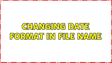 Changing date format in file name
