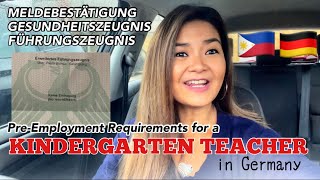 Pre-Employment Requirements For A Kindergarten Teacher In Germany Adoseofpaula