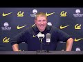 Cal Football: Travers Family Head Football Coach Tosh Lupoi Press Conference (4.18.2026)