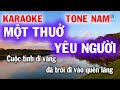 Karaoke Nhạc Trẻ - Một Thưở Yêu Người (Nam Rumba)
