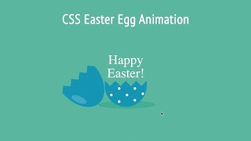 CSS Easter Egg Animation