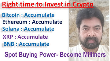 Bitcoin/Ethereum/Solana/XRP/BNB/Bitonser/Pepe/ this is the time to accumulate in Spot not for trade.