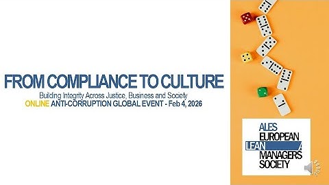 FROM COMPLIANCE TO CULTURE - ONLINE ANTI-CORRUPTION GLOBAL EVENT - Feb 4, 2026