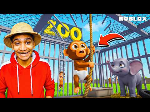 The EVIL Zookeeper Trapped Me... Because I'm a MONKEY! 🍌🐒
