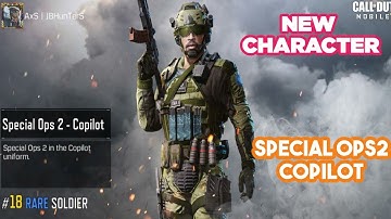 SPECIAL OPS2 - COPILOT NEW CHARACTER IN CALL OF DUTY | SPECIAL OPS2 - COPILOT CHARACTER IN CODMOBILE