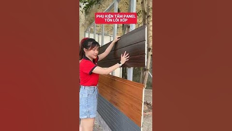 Chi tiết phụ  kiện tấm panel lõi xốp chuyên dùng làm nhà tiền chế