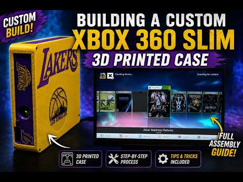 How to Assemble a 3D Printed Xbox 360 Slim Case | Step-by-Step Tutorial