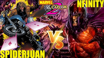 MvC2 Mvci Umvc3 SPIDERJUAN vs NFINITY pt 1
