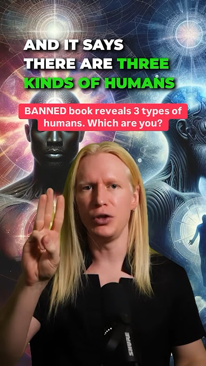 BANNED Book Reveals 3 Types of Humans | Which are You? #spirituality #spiritualawakening #mystic