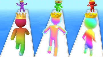 GIANT RUSH vs SOLO LEVELING vs COLOR RUN STICKMAN 3D - Triple Gameplay - BEST android GAMES