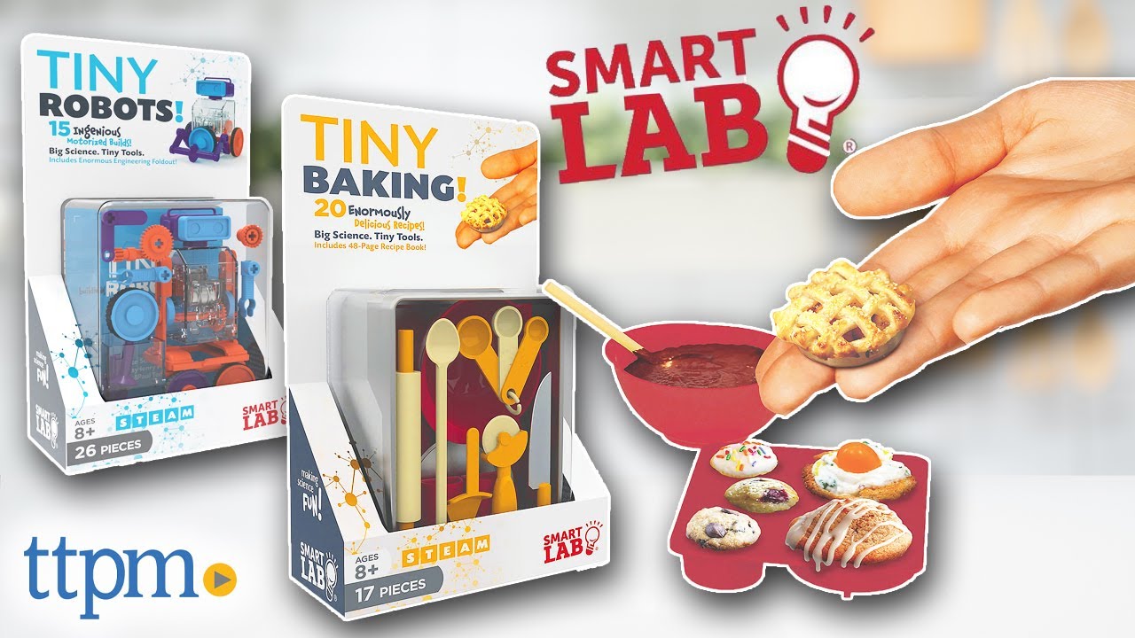 SmartLab Toys Tiny Baking with 20 Delicious Tiny Recipes. Big Science. Tiny  Tools. 