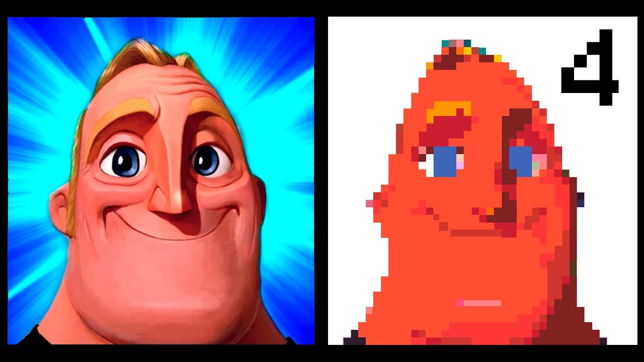 mr increible afortunado en 4bit