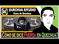 ¿Cómo se dice FUERZA en quechua?