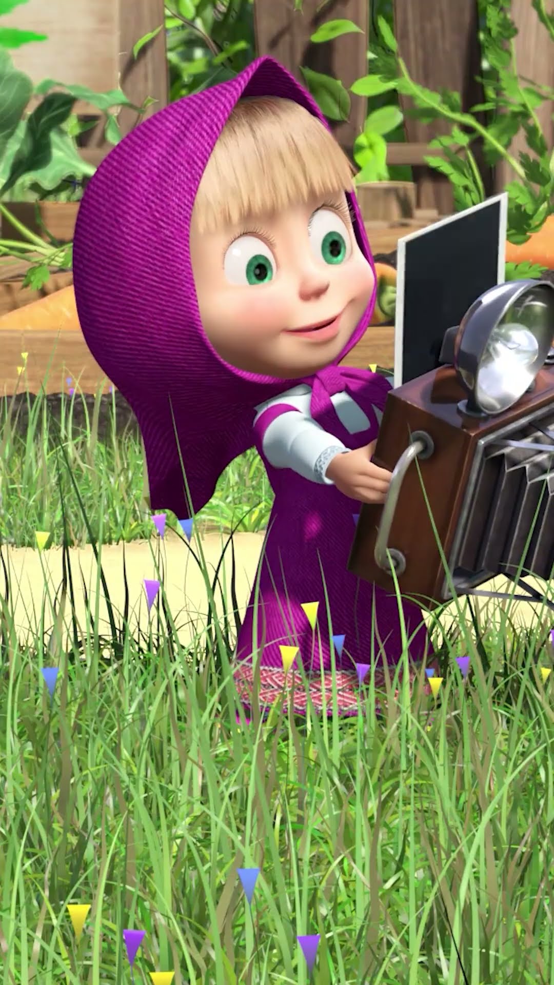 Hare, let me take your picture! ??? #Justshootme #MashaAndTheBear #Shorts #cartoonforkids #kids