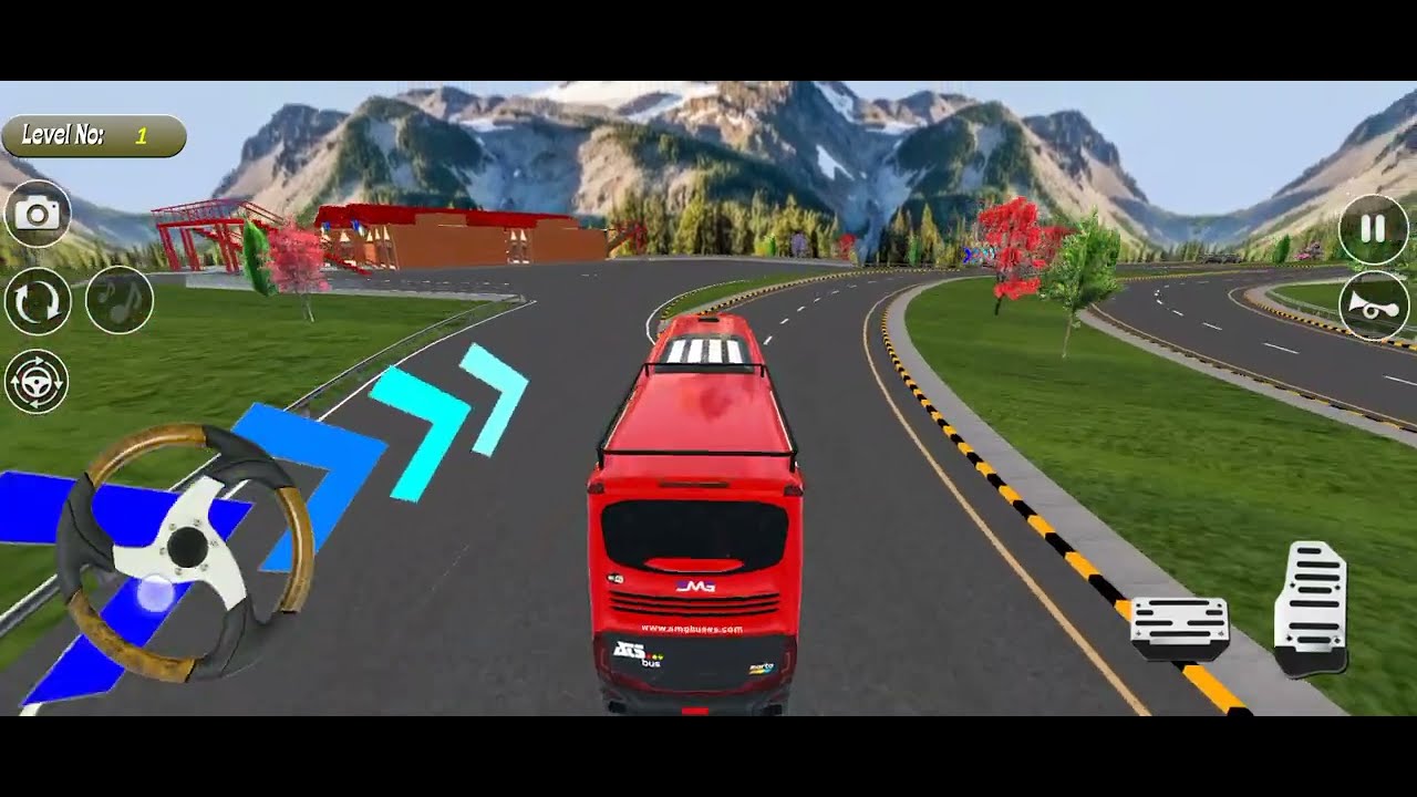 Euro City Bus Simulator 2024 | coach bus simulator games | offroad bus games | Realistic Gameplay