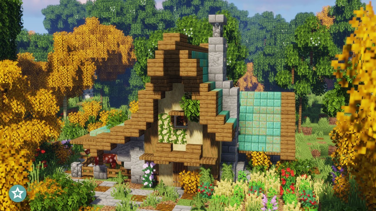 Minecraft | Medieval Survival House with Horse Stable