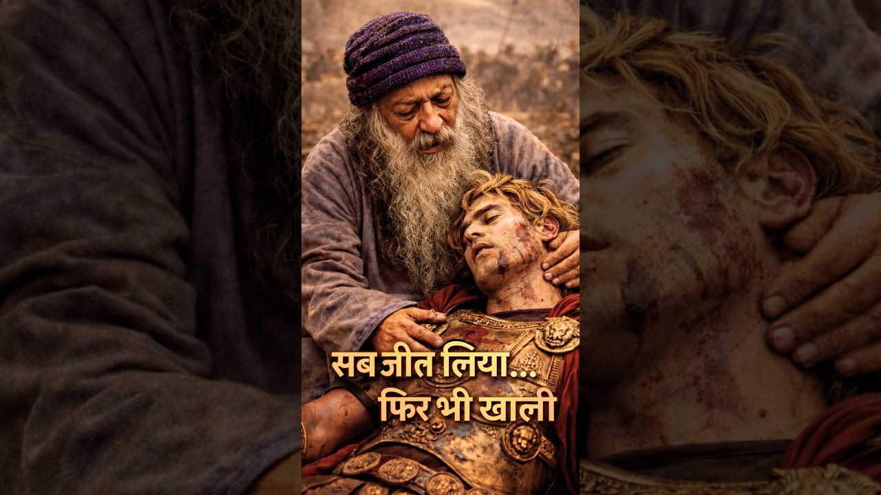 दुनिया जीत ली, खुद को नहीं | ओशो दृष्टि | #osho #shorts #shortfeed #sikandar #death