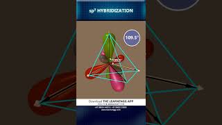 SP³ Hybridization & Methane (Explained in 30 Seconds) | LearnEngg #shorts