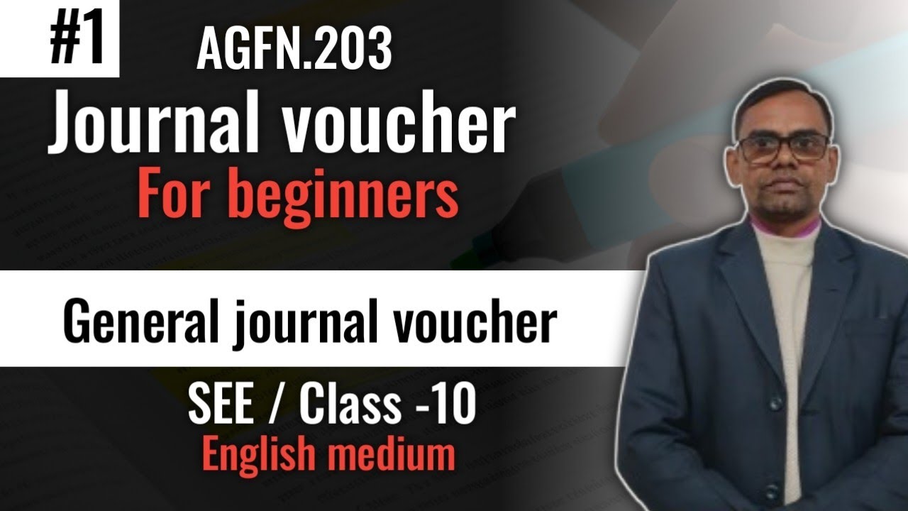 journal voucher class 10 english medium || genaral journal voucher || part -1 ||