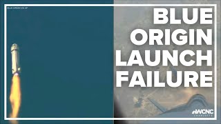Blue Origin rocket crashes after liftoff, only experiments aboard