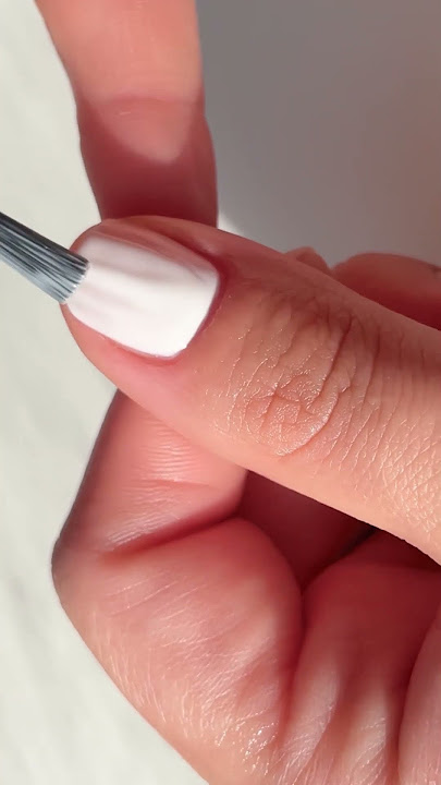 This swatch by @ellzabethm shows the beauty of #OPIFunnyBunny, our fluffiest shade ever. 🐰 #shorts