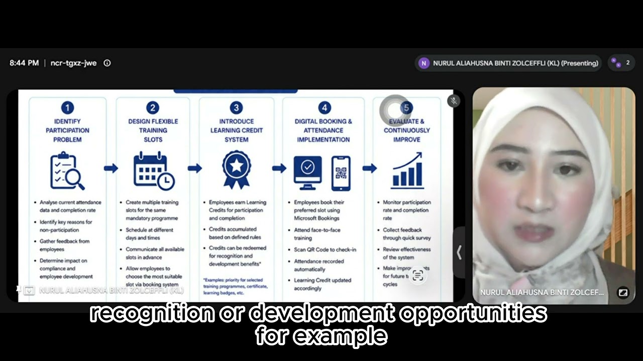 Mandatory Training Participation Improvement Programme