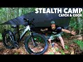 E Bike To Stealth Camping Catch Cook