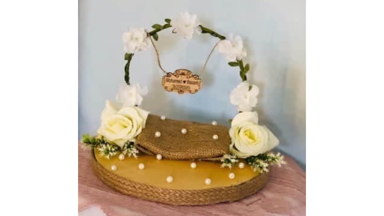 صنية شبكة #دبلة #خطوبة