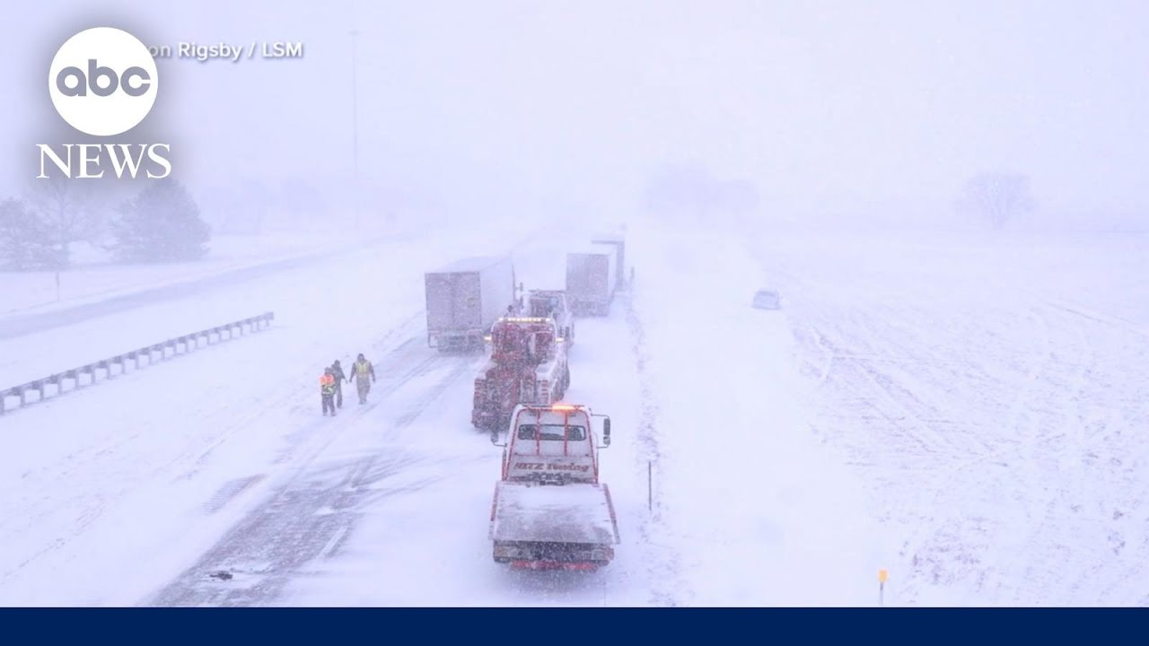 Christmas storm slams Heartland of US