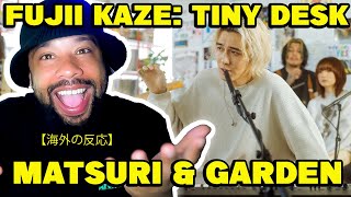 Fujii Kaze: Tiny Desk Concerts JAPAN // 【海外の反応】Matsuri & Garden // 藤井風は心に良い！