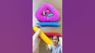 Color changing relaxing Voicing and of pop tube #asmr #creative #satisfying #relaxing #voicings